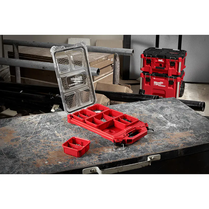 Organizador Compacto Milwaukee PACKOUT Bajo Perfil 48-22-8436 11