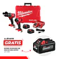 Kit Taladro + Atornillador Milwaukee M18 FUEL 4ta Gen 3697-22 + Batería 6 Ah - Miniatura 1