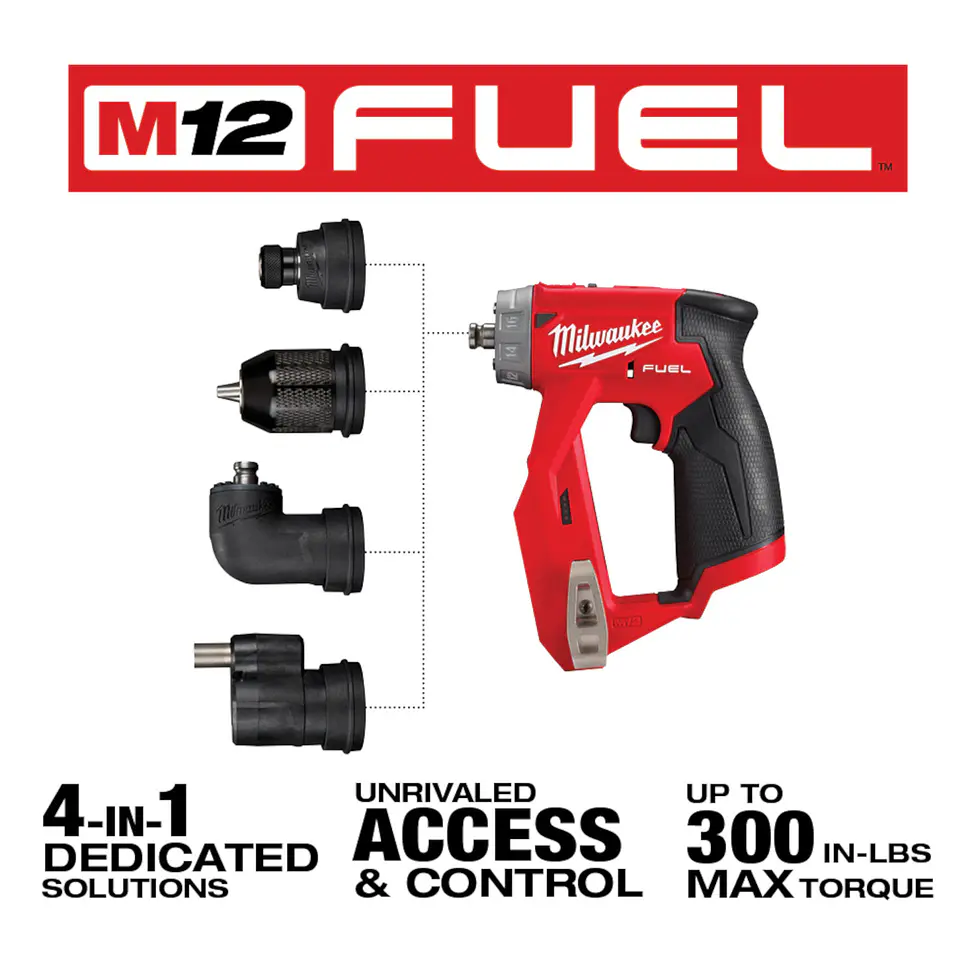 Milwaukee Taladro De Instalación M12 Fuel 2505-20 + Batería 3