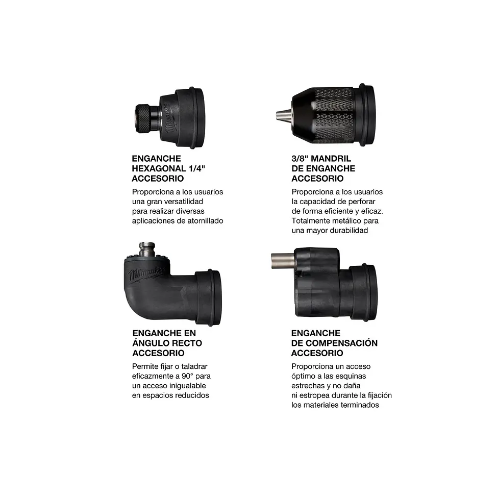 Milwaukee Taladro De Instalación M12 Fuel 2505-20 + Batería 5