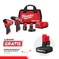 Kit Taladro Percutor + Atornillador Impacto Milwaukee M12 Fuel 3497-22 + Batería  - Miniatura 1