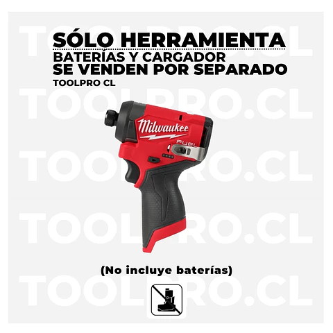 Atornillador De Impacto Milwaukee M12 Fuel 3ra Gen 3453-20