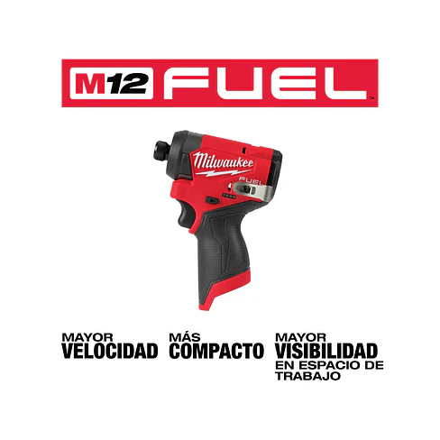 Atornillador De Impacto Milwaukee M12 Fuel 3ra Gen 3453-20 4