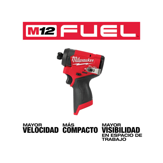 Atornillador De Impacto Milwaukee M12 Fuel 3ra Gen 3453-20 3