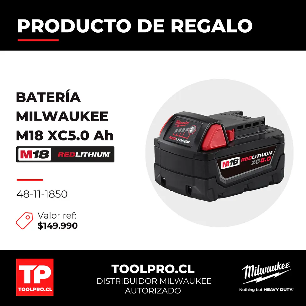 Herramienta Oscilatoria Multiuso Milwaukee M18 2626-20 + Regalos 2