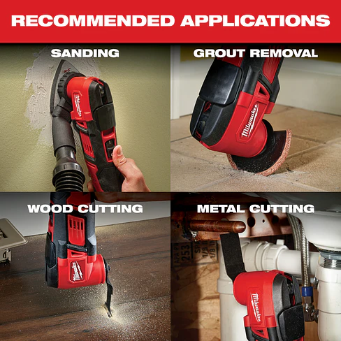 Herramienta Oscilatoria Multiuso Milwaukee M18 2626-20 + Regalos 10