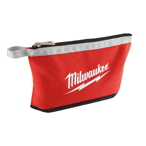 Estuche Con Cierre Milwaukee Heavy Duty Resistente Rojo/Gris