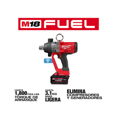 Kit Llave De Impacto Milwaukee M18 FUEL 1