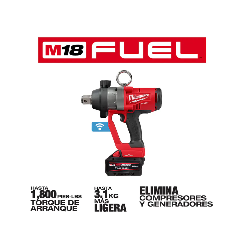 Kit Llave De Impacto Milwaukee M18 FUEL 1