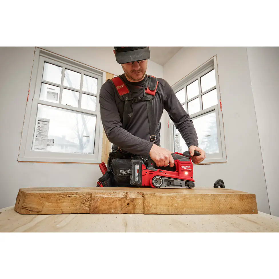 Lijadora De Banda Milwaukee M18 Fuel 3 x 18 Pulgadas 2832-20 16
