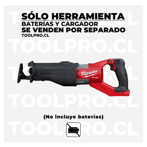 Sierra Sable Milwaukee M18 FUEL SUPER SAWZALL 2722-20 3