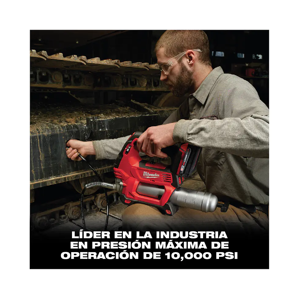 Kit Llave Impacto Milwaukee M18 FUEL Alto Torque + Grasera M18 2967-22GG 13