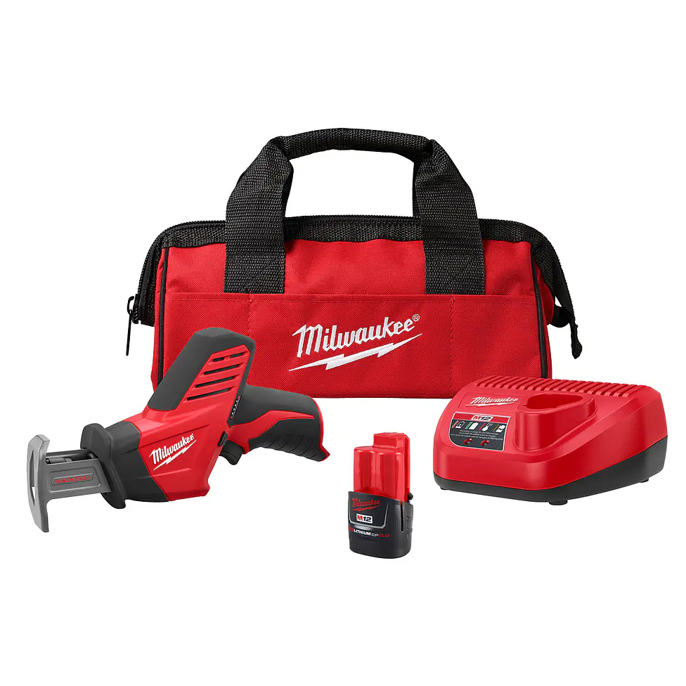 Kit Sierra Sable Milwaukee M12 HACKZALL Compacta 2420-21 1