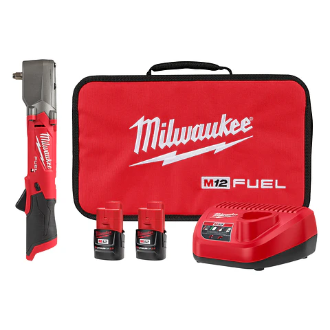 Kit Llave De Impacto Angulo Recto 3/8" Milwaukee M12 FUEL 2564-22