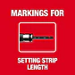 Pelacables Para Atornillador Milwaukee 12-14 Awg Pack 2 Un 48-32-6405 - Miniatura 7