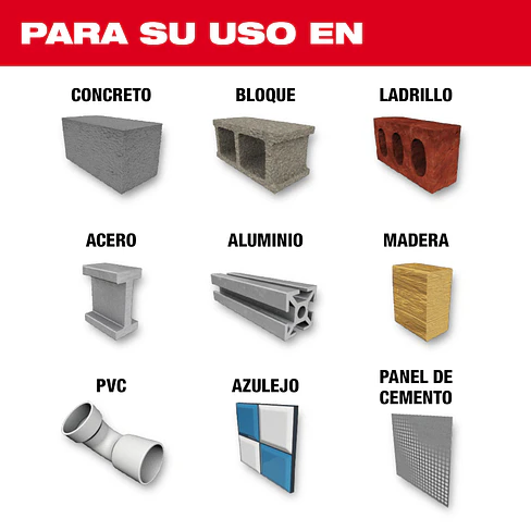 Set de Brocas Multi Material Milwaukee SHOCKWAVE 7 Pzs 48-20-8899 6