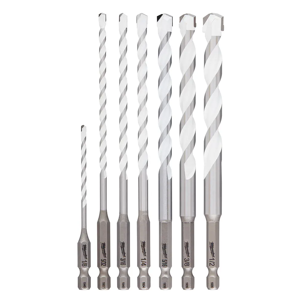 Set de Brocas Multi Material Milwaukee SHOCKWAVE 7 Pzs 48-20-8899 5