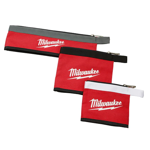 Set de 3 Estuches Organizadores Milwaukee con Cierre 48-22-8183 1