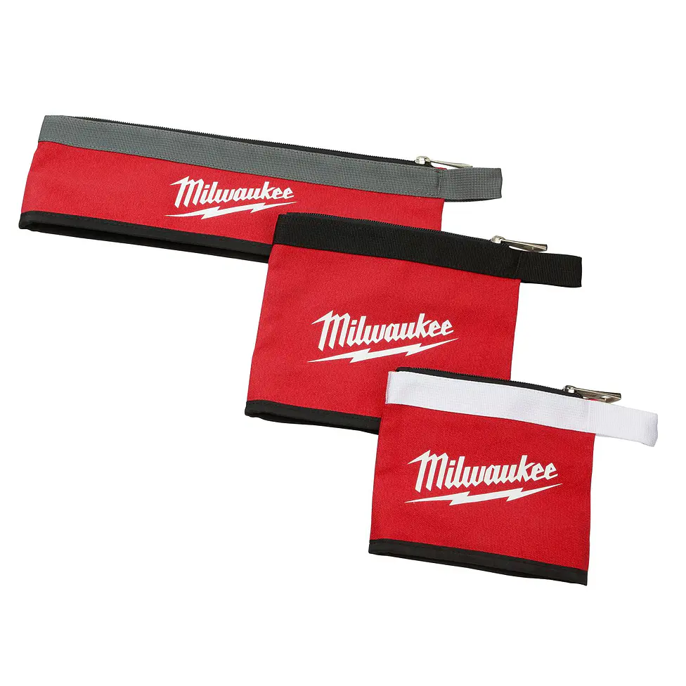 Set de 3 Estuches Organizadores Milwaukee con Cierre 48-22-8183 1