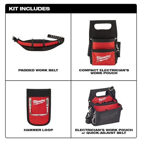 Coleto Porta Herramientas Para Electricista Milwaukee 48-22-8110 3