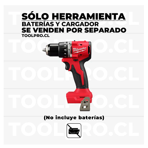 Taladro Percutor Milwaukee M18 Compact Brushless 1/2