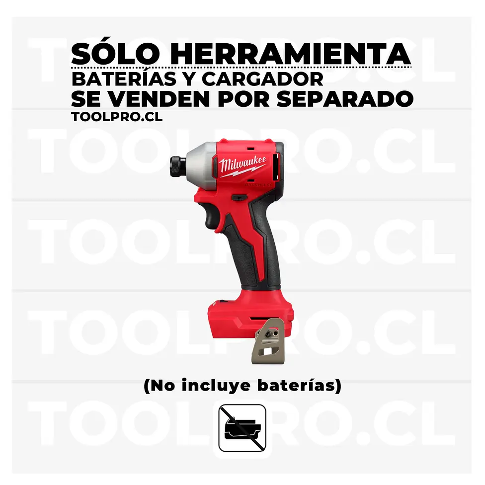 Atornillador de Impacto Milwaukee M18 Brushless 1/4