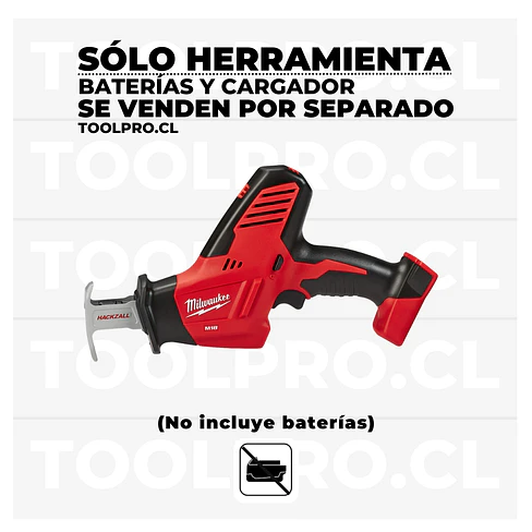 Sierra Sable Inalámbrica Milwaukee M18 HACKZALL 2625-20 3