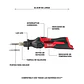 Cautín Inalámbrico Milwaukee M12 2488-20 (Solo herramienta) - Miniatura 5
