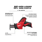 Sierra Sable Milwaukee M12 HACKZALL Compacta 2420-20 - Miniatura 5