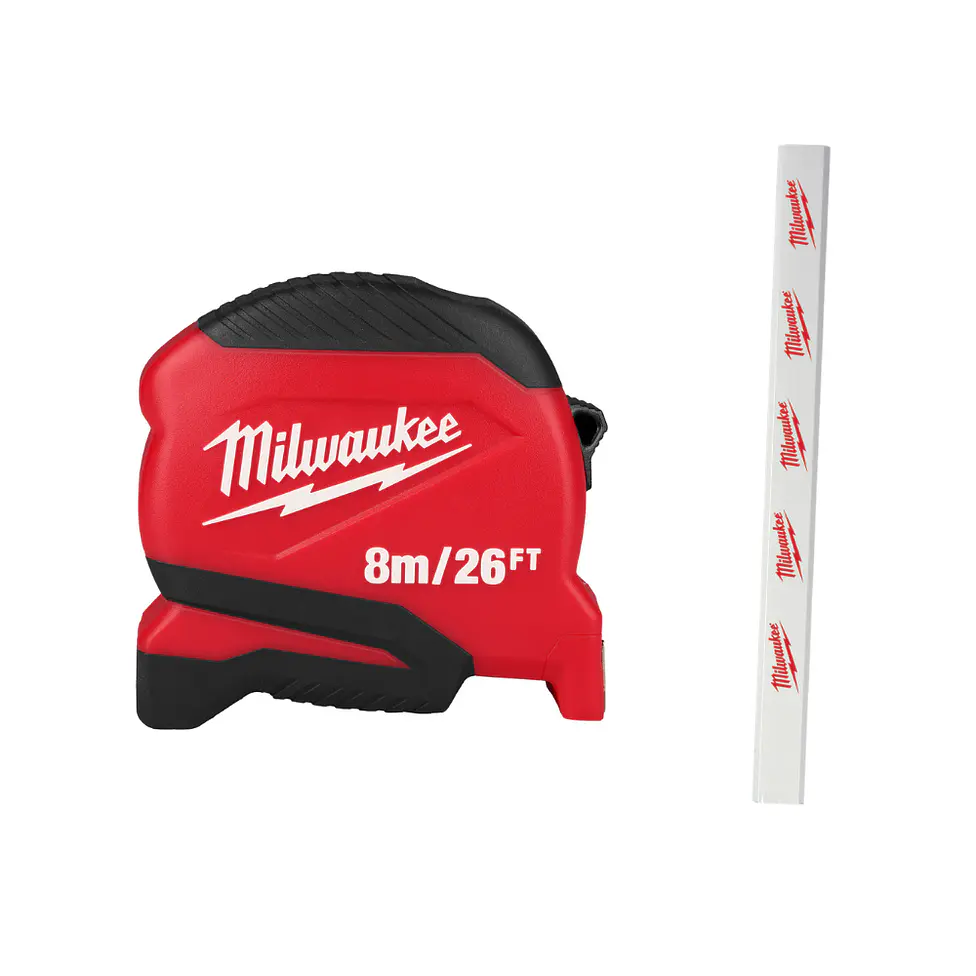 Huincha De Medir Compacta 8 Metros Milwaukee 48-22-1726 1