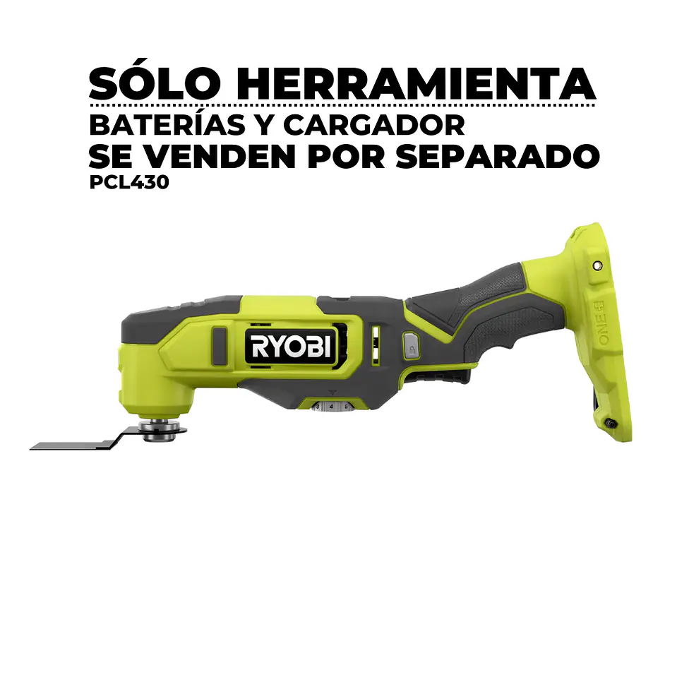 Multiherramienta Oscilante Ryobi ONE+ 18V Inalámbrica PCL430 3
