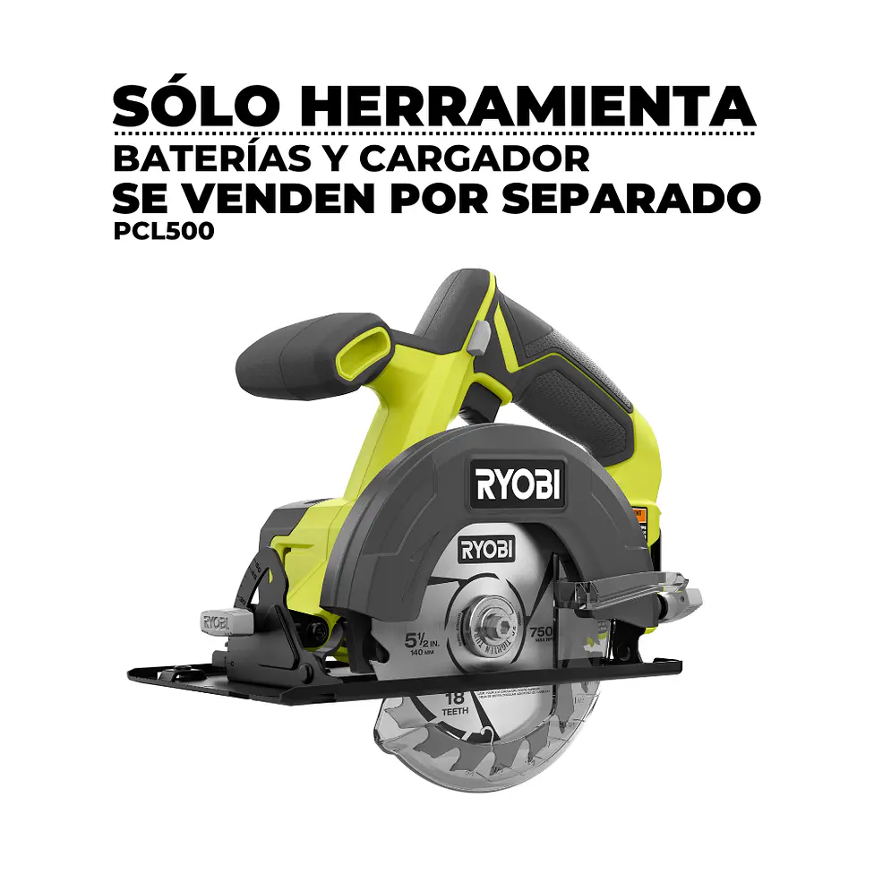 Sierra Circular Ryobi ONE+ 18V 5-1/2