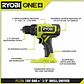 Taladro Atornillador Ryobi ONE+ 18V 1/2