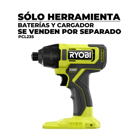 Atornillador de Impacto Ryobi ONE+ 18V 1/4