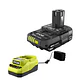 Kit Batería Ryobi ONE+ 18V 2.0Ah + Cargador PSK005 - Miniatura 1
