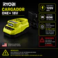 Kit Batería Ryobi ONE+ 18V 2.0Ah + Cargador PSK005 - Miniatura 4