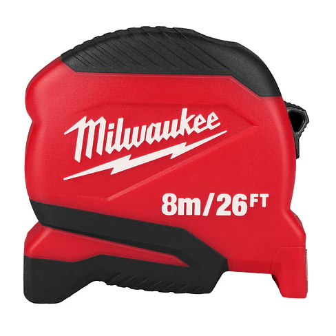 Pack Huincha Milwaukee Compacta 8 Mt + Marcador Permanente 3