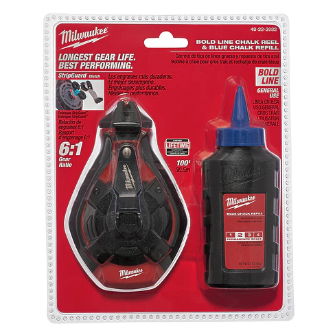 Pack Tizador Milwaukee Tiza Azul + 2 Marcadores Permanentes Inkzall 3