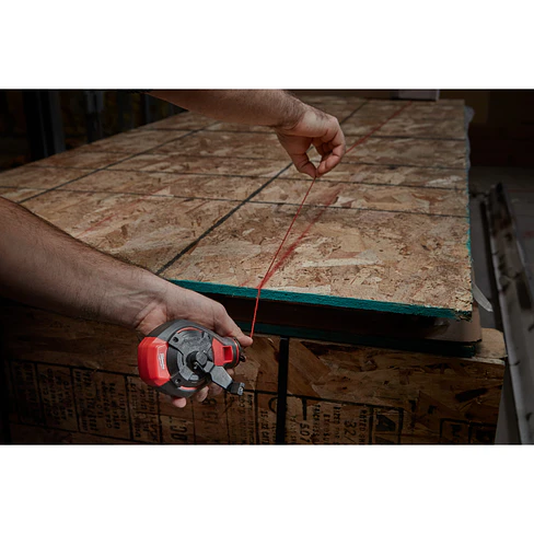 Pack Tizador Milwaukee Tiza Roja + Huincha 3.5mt  5