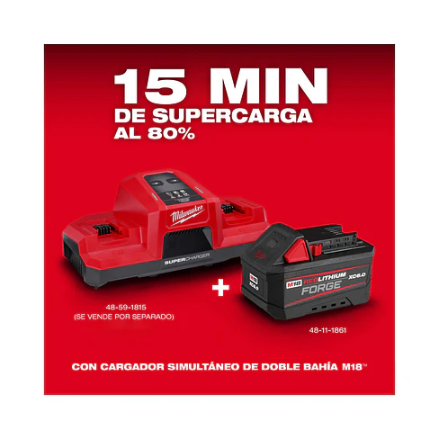 Supercargador Simultáneo Doble Compartimiento Milwaukee M18 48-59-1859 6