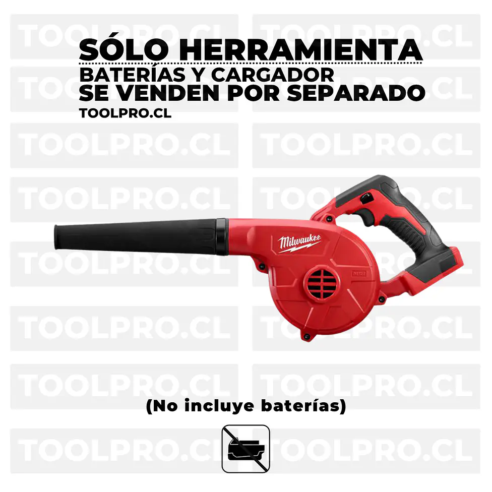 Soplador Compacto Milwaukee M18 Modelo 0884-20 3