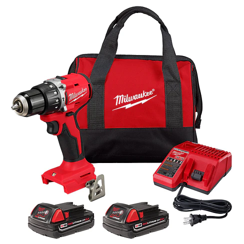 Kit Taladro Percutor Milwaukee M18 Brushless 3602-22 1