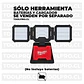 Foco Led Milwaukee Rover M18 Triple Panel 4500 Lumen 2368-20 - Miniatura 3