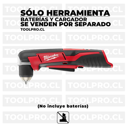 Taladro De Angulo Recto De 3/8