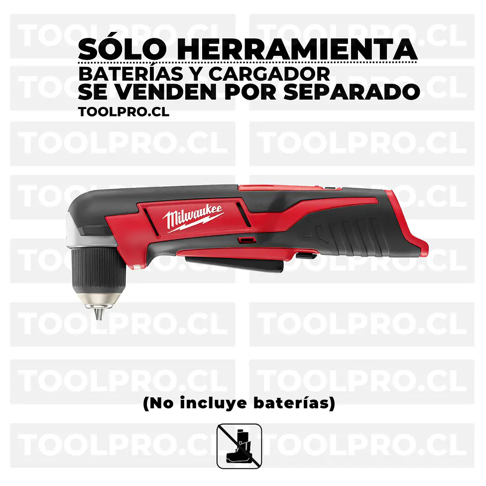 Taladro De Angulo Recto De 3/8