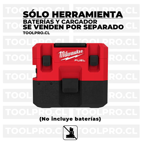 Aspiradora Húmedo/Seco Milwaukee M12 FUEL 6 Lt Filtro Hepa 0960-20 3