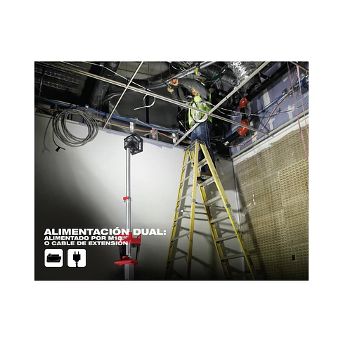 Torre de Luz Milwaukee M18 ROCKET 2500 lúmenes 2131-20 11