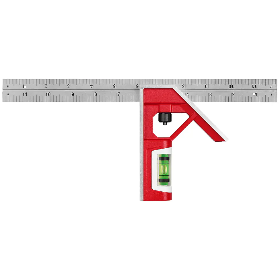 Escuadra Combinación Magnética Milwaukee Con Nivel 30.5 cm MLSQC12 8