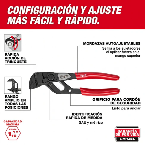 Alicate Picoloro de Ajuste Rápido Milwaukee 5