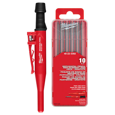 Portaminas Milwaukee para Carpintero con 10 Minas 48-22-3301